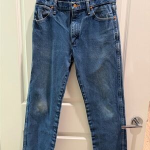 Wrangler Men's Straight Blue Jeans